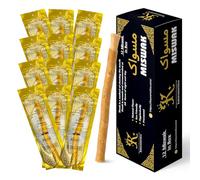Lihal Miswak Stick 12 Pack Natural Siwak Stick Toothbrush for Teeth Whitening & Fresh Breath 100% Organic & Biodegradable Peelu Sticks Eco-Friendly Oral Care, Plastic-Free Toothpaste