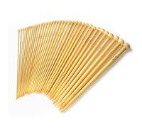 LIHAO Single Point Bamboo Knitting Needles Kit (18 Sizes, 36pcs Total)