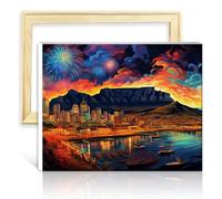 LiHEQING Oil Painting Color South Africa Cape Town Adults Paint Kits Home Decor Pictures for Home Wall Decor NO Frame(50x65cm)