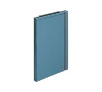 Lihit Lab A2068-11 Bi-Fold Clipboard Mutual A5/A4 Slate Blue