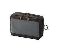 LIHIT LAB Bulky Clear Marker Case, 5.1 x 7.1 x 2.4 inches, Black (F7582-24)