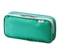 Lihit Lab Double Pen Case, Large, 4.1 x 8.7, Green (A7661-7)