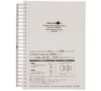 Lihit Lab., Inc. twist ring notebook N1640-1 milky white A5