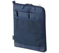 LIHIT LAB Laptop Sleeve, Water & Stain Repellent, Vertical for Backpack, 7.9" x 10.2", Navy (A7682-11)