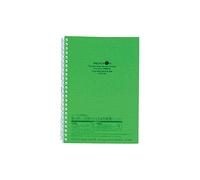 LIHIT LAB. Refillable Notebook (Journal), Lined Paper, 8.3 x 6.1 inches, Yellow Green (N1658-6)