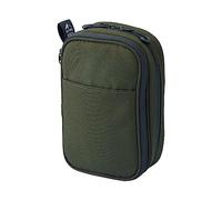 LIHITLAB Gadget Pouch, Double, 5 x 3.6 x 8.5", Army Green (A7765-22)