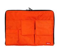 LIHITLAB Laptop Sleeve with Storage Pockets (Bag-in-Bag), 10 x 13.8 Inches, Orange (A7554-4)