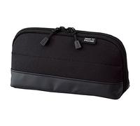LIHITLAB Pen Case (Pencil Case), Water & Stain Repellent, 8" x 4'', Black (A7688-24)