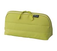 LIHITLAB Pen Case (Pencil Case), Water & Stain Repellent, 8" x 4'', Yellow Green (A7688-6)