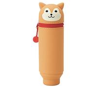 LIHITLAB PuniLabo Stand Up Pen Case (Pen Holder), 2.4" x 7.8", Shiba Dog (A7712-2)