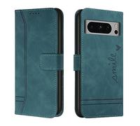 Lihondar Compatible with Google Pixel 8 Pro Case, PU Leather Folio Wallet Protective Flip Cover with Card Holder Magnetic Kickstand [TPU Shockproof] Phone Case Cover for Google Pixel 8 Pro (Green)