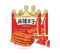 LIHONG Spicy Prince Independent Small Package Spicy Strip Office Spicy Snacks Snacks Net Red Spicy Gift Pack 110gx2 packs/box is very spicy