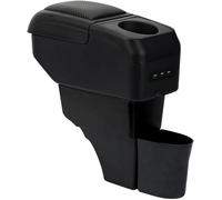 LIHONGMM Double Layer Armrest Box For Nissan Note 2016-2018 Armrest Box Armrest Car Accessories Store Box Interior Detail Simple Installation