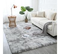 LIHUANE Fluffy Shag Area Rug 280 x 350 cm Machine Washable Shaggy Soft and Elegant Carpets for Girls Boys Kids for Living Room Lounge Bedroom, Light Grey