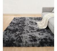 LIHUANE Non Shedding Bedside Rug 170 x 420 cm Extra Large Rectangular Size Super Soft Fluffy Modern Bedroom Rug Non Shedding Easy to Clean for Bedroom Dormitory Home Decorative, Dark Grey