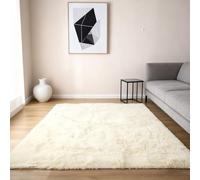 LIHUANE Non Shedding Easy to Clean Rug 70 x 130 cm Extra Large Small Medium Rectangular Size Modern Floor Carpets Mat for Girls Boys Kids for Kids Room Nursery Dorm Classroom, off white