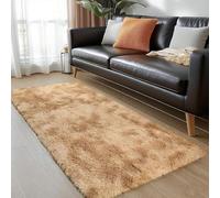 LIHUANE Shaggy Soft and Elegant Carpets 165 x 205 cm Easy to Clean Non Shedding Modern Super Soft Thick Pile Washable Anti Slip for Kitchen Dining, Hallway, Office, Beige