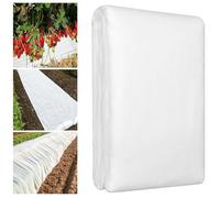 LIHUANE Winter Plant Protection Fabric 2.5 x 72 m Sun Pest Protection Winter Fleece Tear-Resistant Cover and Protect Plants for Outdoor Garden Plants, Trees, Grass, White
