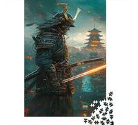 lihuogongsio Samurai 1000 Piece Puzzle for Adults 1000 Pieces Puzzle Jigsaw Puzzles Japanese Shogunate Educational Games Relax Puzzles Games Impossible Puzzles Games Gift 1000pcs (75x50cm)