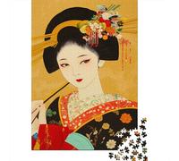 lihuogongsio Ukiyo-e 1000 Pieces Challenge Jigsaw Puzzle for Adults Ukiyo-e Impossible Puzzles Games Gift Premium Puzzle Relax Puzzles Games Multi Colour 1000pcs (75x50cm)