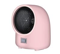 Lihuzmd 220V Mini Electric Air Heater Powerful Warm Blower Fast Heater Fan USB Desktop Electric Heater for Home Dormitory Office,Pink