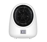 Lihuzmd 220V Mini Electric Air Heater Powerful Warm Blower Fast Heater Fan USB Desktop Electric Heater for Home Dormitory Office,White