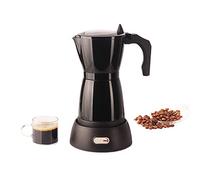 Lihuzmd Moka Express Espresso Maker, Electric moka pot coffee machine for 6 people automatic moka pot with heat preservation bMocha coffee maker