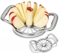 LIIGEMI 5.5 Inch Extra Large Apple Slicer,16-Slice Thin Apple Slicer and Corer,Cutter, Divider, Wedger for Fruits and Vegetables，Gifts for Mom，Sharp and Sturdy，Easy to Use