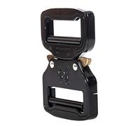 LIIIIIIKES Dual Adjustable No-Sew Tactical Belt Buckle, Black, 1