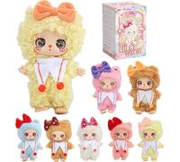 Liila‘s Lucky Cat Series Plush Blind Box, Adorable Stuffed Animal Mystery Collectible Toys, 6.3'' Trendy Play Bag Pendant with Unique Designs Birthday Gifts, Random 1PC (1 of 9 Possible Styles)