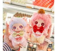 Liila V4 Liila's Chef Kitten Series Plush Doll Box, 8'' Cute Stuffed Animal Mystery Collectible Toy, Trendy Play Bag Pendant Birthday Gift, Random 1pc