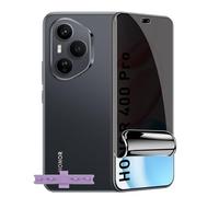 LiiLaa Hydrogel Privacy Screen for Honor 400 Pro with Positioning Aid, Anti Spy Soft TPU Screen Protector, Fingerprints Unlock Privacy Film, Flexible Privacy Screen Film