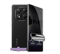 LiiLaa Hydrogel Privacy Screen for Redmi Note 14 Pro 4G/5G, Note 14 Pro+ with Positioning Aid, Fingerprints Unlock Privacy Film, High Sensitivity Privacy Screen Film, Anti-Spy