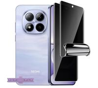 LiiLaa Hydrogel Privacy Screen for Xiaomi Redmi Note 15 Pro 5G with Positioning Aid, Pack of 2 Anti Spy Soft TPU Screen Protector, Fingerprints Unlock Privacy Film, Flexible Privacy Screen Film