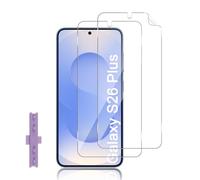 LiiLaa Hydrogel Screen Protector for Samsung Galaxy S26+ 5G with Positioning Aid, Pack of 2 Soft TPU Protective Film, Flexible Film Fingerprint Unlock Film