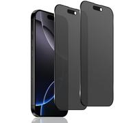 LiiLaa Matte Privacy Screen for iPhone 16 Pro Max with Fingerprint Detection, Pack of 2 Matte Anti Spy Privacy Screen Protector, Anti-Fingerprint Anti-Reflective Privacy Film