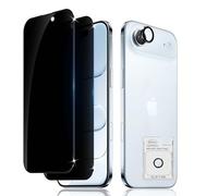 LiiLaa Privacy Screen Protector for iPhone 17 Air Pack of 2 Privacy Film and 1 Set Camera Protection, Anti-Spy Screen Protector Privacy Glass Film Privacy Glass Film Privacy Screen Protector