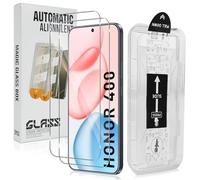 LiiLaa Tempered Glass for Honor 400 5G, [Car Installation] [Full Screen] 9H Hardness Screen Protector, Scratch-Resistant Protective Glass, Anti-Fingerprint, Pack of 2