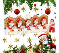 Liindt Christmas Milk Chocolates 5 Pieces Variety pack 50g | Include Santa Sleigh Reindeer, Teddy, Sant | Perfect for Christmas (2, Santa)