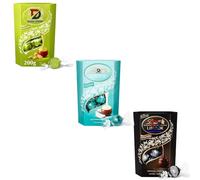 Liindt Lindor Chocolate Truffles Gift Set, Pistachio, Coconut and 60% Extra Dark Varieties 200g