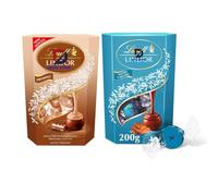 Liindt Lindor Chocolate Truffles Gift Set, Tiramisu and Salted Caramel Flavours, 200g