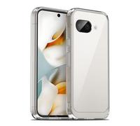 Liisooka Case for Google Pixel 9a, Military Grade Drop Protection Phone Case, Yellowing Resistant, Anti-Scratch Hard PC Back, Shockproof Hard Ultra-Thin Protective Cover, Clear