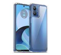 Liisooka Case for Motorola Moto G14, Military Grade Drop Protection Phone Case, Yellowing Resistant, Anti-Scratch Hard PC Back, Shockproof Hard Ultra-Thin Protective Cover, Clear