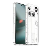 Liisooka Case for Nothing Phone 3, Military Grade Drop Protection Phone Case, Yellowing Resistant, Anti-Scratch Hard PC Back, Shockproof Hard Ultra-Thin Protective Cover, Clear