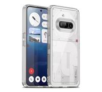 Liisooka Case for Nothing Phone 3a, Military Grade Drop Protection Phone Case, Yellowing Resistant, Anti-Scratch Hard PC Back, Shockproof Hard Ultra-Thin Protective Cover, Clear