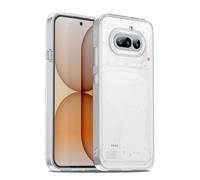 Liisooka Case for Nothing Phone 4a, Military Grade Drop Protection Phone Case, Yellowing Resistant, Anti-Scratch Hard PC Back, Shockproof Hard Ultra-Thin Protective Cover, Clear
