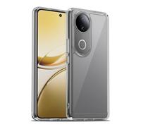 Liisooka Case for Vivo V50/V50e 5G, Military Grade Drop Protection Phone Case, Yellowing Resistant, Anti-Scratch Hard PC Back, Shockproof Hard Ultra-Thin Protective Cover, Clear