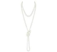 Liitata 1920s Multilayer Pearl Necklace for Women Girls - Vintage Imitation Jewelry for Party, Prom, Wedding, Birthday Gifts