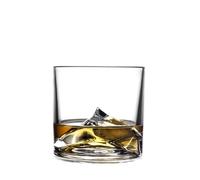 LIITON Everest Mountain Whiskey Glasses Set of 2, Freezable Old Fashioned Glass Chills Cocktails, Bourbon, Scotch with 1lb of Frozen Crystal, Gifts for Men on Fathers Day, Christmas, Birthday