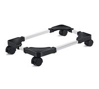 Liitrton Mobile CPU Stand Adjustable Computer Tower Stand with 4 Caster Wheels Fits Most PC (Black)